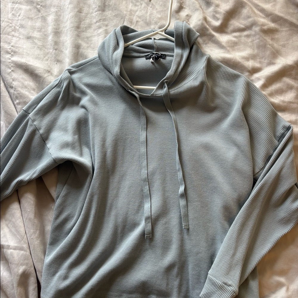 Eileen fisher light blue hoodie